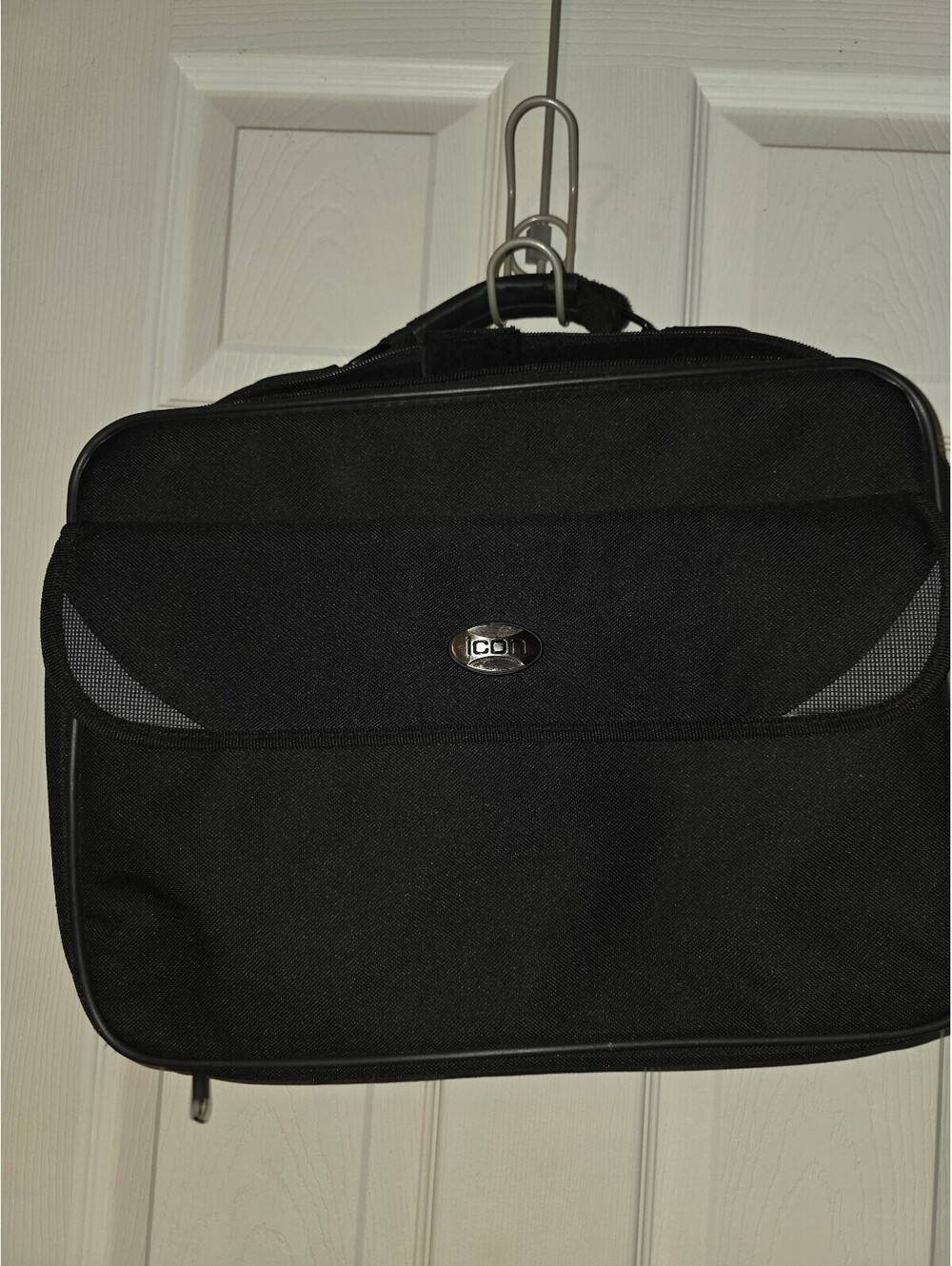 Black briefcase laptop bag